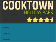 Tablet Screenshot of cooktownholidaypark.com.au